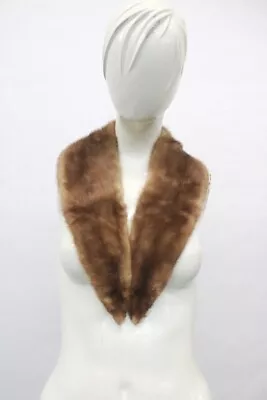 Excellent Pastel Mink Fur Shawl Collar Wrap Women Woman Size 4 X36  • $27