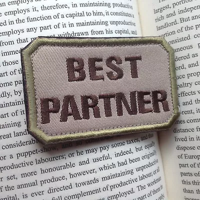 BEST PARTNER AIRSOFT MORALE TACTICAL SWAT EMBROIDERED Hook & Loop PATCH V1 • $6.50