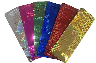£3.99 • Buy 6x Wine Bottle Gift Bags Champagne Holographic Shine Paper Colour Party Gift Bag