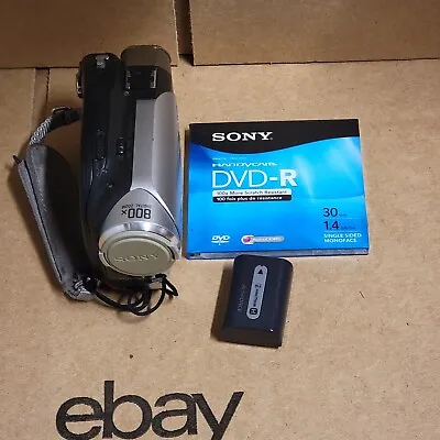 Sony Handycam DCR-DVD92 Digital Mini DVD Camcorder Tested Working No Charger • $39.90