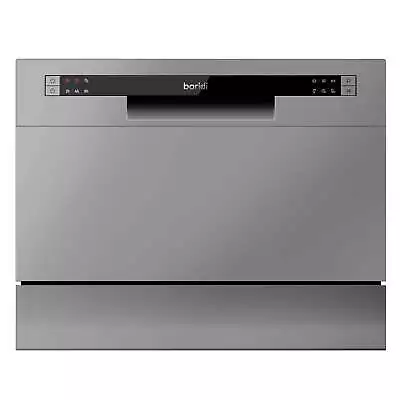 Compact Tabletop Dishwasher 6 Place Settings 6 Programmes - Silver • £218.98