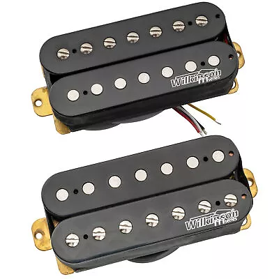 Wilkinson M WOH Black Classical Open Humbucker Pickups Set For 7 String Guitar • $36.68