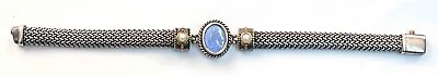 FLLI MENEGATTI Sterling And 18K Venetian Glass Intaglio Bracelet • $169.99