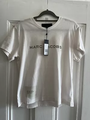 BNWT Womens Marc Jacobs T Shirt Top Chalk Size M • £35