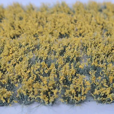 Self Adhesive Static Grass Tufts For Miniature Scenery -Yellow Wildflowers- 6mm • $11.49