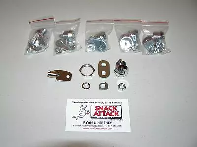 (5) VENDSTAR 3000 #2222 BACK DOOR LOCKS & (2) KEYS - New / Free Ship! • $59.99