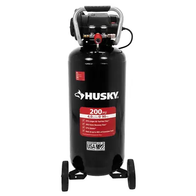 Husky Electric Air Compressor 20 Gallon 200 PSI Oil Free Portable Vertical Tool • $296.81