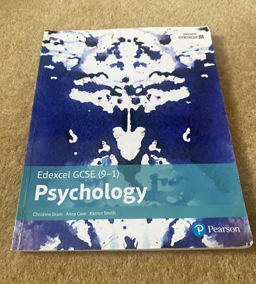 Edexcel GCSE (9-1) Psychology Student Book Study Home Education Prepare For Exam • £24.95