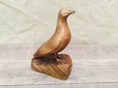 Vintage Hand Carved Wooden Bird • $18.31