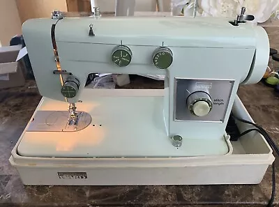 Vintage Montgomery Ward UHT J1265 Sewing Machine W/pedal Manual & Case • $125