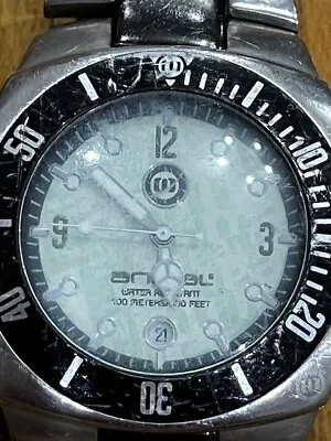 Vintage Rare Animal Surf Master WR100M Quartz Gents Bracelet Watch - Works • £69.99