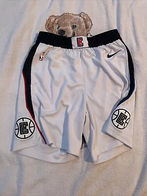 Nike Dri Fit LA Clippers Team Player Issued Blue Shorts Size 38 Large Men • $80