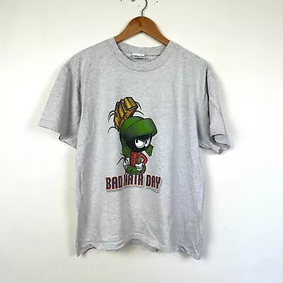 Vintage 1996 Marvin The Martian T-Shirt  Bad Hair Day  Single Stitch TOP HEAVY • $65