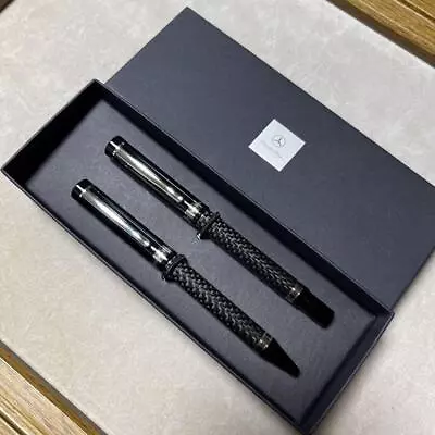 Mercedes Benz Collection Fountain Pen Ballpoint Black/Silver Japan Seller; • $169.99