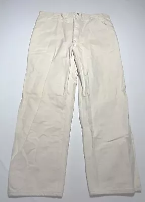 Vintage Carhartt White Painters Pants Men’s 38x30 72WS AK3 • $45