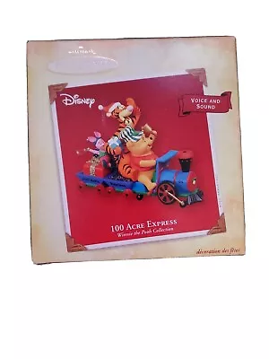 2004 Hallmark Keepsake Ornament Disneys Winnie The Pooh 100 Acre Express W/sound • £25.05
