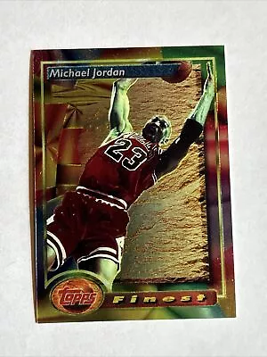 💥1994 Topps Finest Michael Jordan Card #1 Chicago Bulls Legend • $11.50