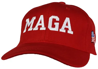 Tropic Hats Adult Embroidered MAGA 45 American Flag Trump Adjustable Ballcap • $14.99
