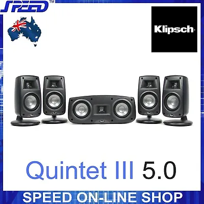 Klipsch Quintet III Home Theatre 5.0 Speaker System – 12 Months Warranty • $485