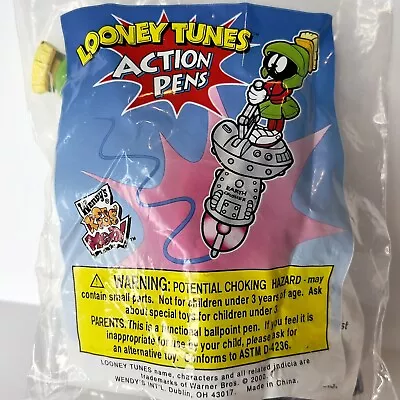$8.99 • Buy Looney Tunes Action Pens Marvin The Martian Vintage Sealed Wendy's Kids Meal Toy