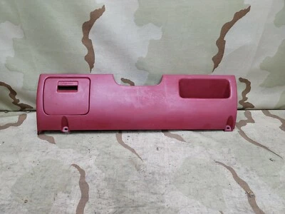$129.97 • Buy 92 93 OEM FORD F150 F250 F350 Scarlet Red Lower Dash Fuse Panel Trim Cover