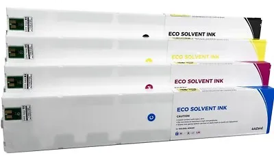 4 X PREMIUM COMPATIBLE ROLAND ECO-SOL MAX INK CARTRIDGE (440ML) (C-Y-M-K) • $169.95