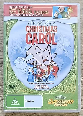 # Mr. Magoo's Christmas Carol + Magoo Meets Mc Boing Boing ~ DVD ~ Region 4 PAL  • $5.43