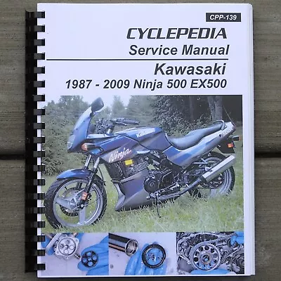 1987-2009 Kawasaki Ninja EX500 EX 500 SERVICE & REPAIR MANUAL • $32.95