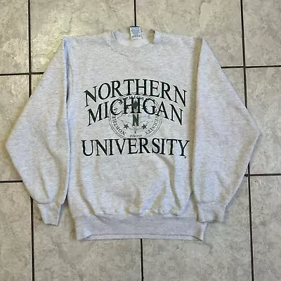 Vintage Northern Michigan University Sweatshirt Mens Small 90s Champion • $44.99