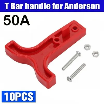 $13.01 • Buy 10set Red T Bar Handle For Anderson Style Plug Connectors Tool 50AMP 12-24v 6AWG
