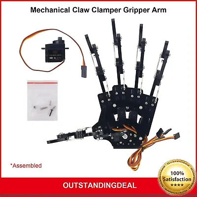 Mechanical Claw Clamper Gripper Arm Left Hand Five Fingers For Robot DIY Os67 • $65.15