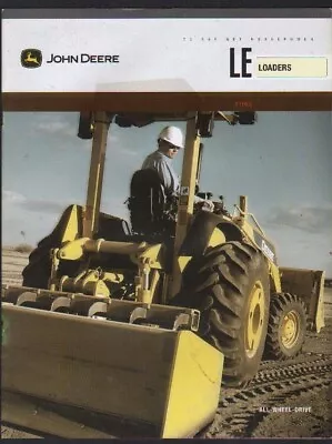 John Deere  210LE  Industrial Loader Tractor Brochure Leaflet • £6