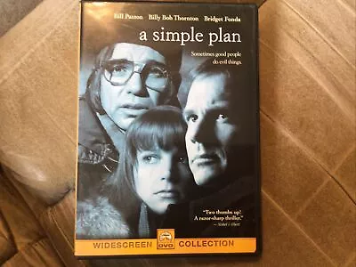 A Simple Plan (DVD 1999) Bill Paxton Billy Bob Thornton Bridget Fonda • $6