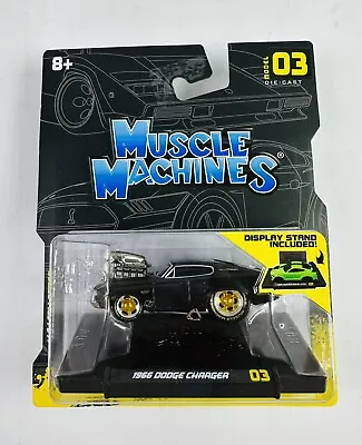 2023 Maisto Muscle Machines “1966 Dodge Charger #03” Gold Chase • $22.64