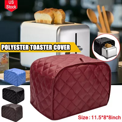 2-Slice Toaster Cover Bread Machine Kitchen Appliance Dust Fingerprint Protect • $9.89