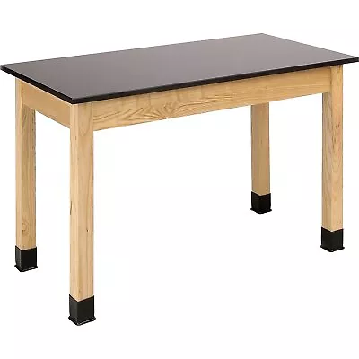 National Public Seating Wood Science Table Phenolic Series Rectangular Science • $998.78