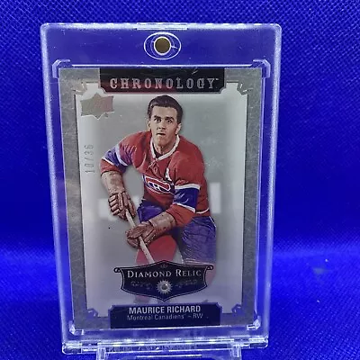 2018-19 Chronology Diamond Relic /36 Maurice Richard #9 • $329.22