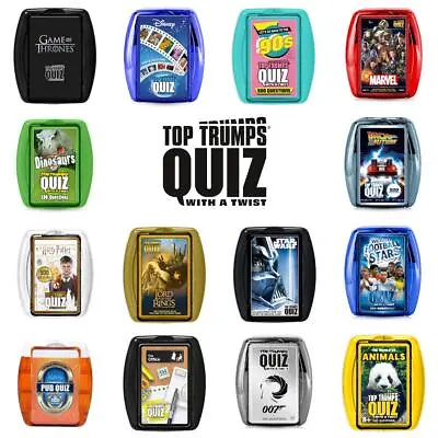 Top Trumps Quiz Card Game - Brand New Editions • £12.99