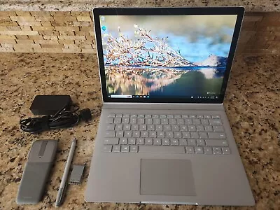 MICROSOFT SURFACE BOOK 1703 I7-6600U @ 2.60GHz 16GB RAM 512GB SSD WIN-10P + MORE • $225