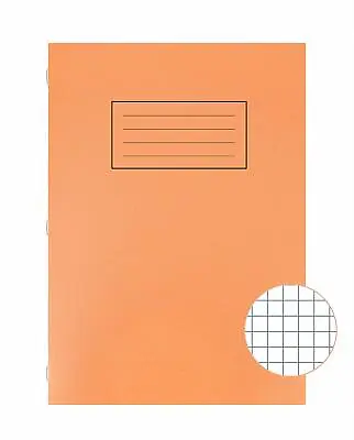 1 X Silvine Orange A4 Squared Maths School Exercise Books (REF EX113) • £3.20