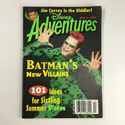 $11.01 • Buy Disney Adventures Magazine July 1 1995 Batman's Villain Jim Carrey Is Riddler