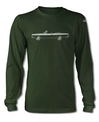 1969 Plymouth Road Runner Convertible T-Shirt - Long Sleeves - Side View • $26.90