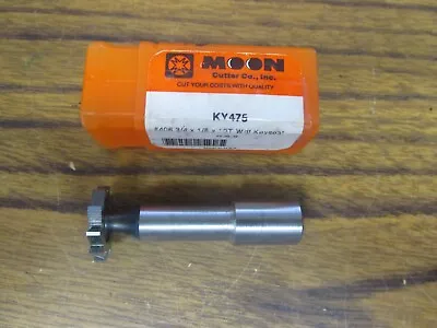 Moon KY475 HSS Key Seat Cutter #406 3/4  X 1/8  X 10T • $30