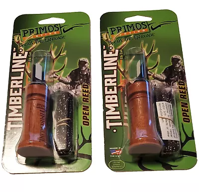 Pack Of 2 Primos Timberline Open Reed Elk Cow  Hunting Call • $17