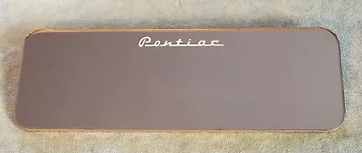 Vintage PONTIAC VANITY MIRROR W/ PONTIAC SCRIPT  Clip On - 10 X 3.5 In - NICE! • $39.99