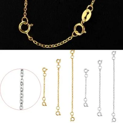 Extender Safety Chain Extender Jewelry Accessories DIY For Bracelet Necklace • £3.22