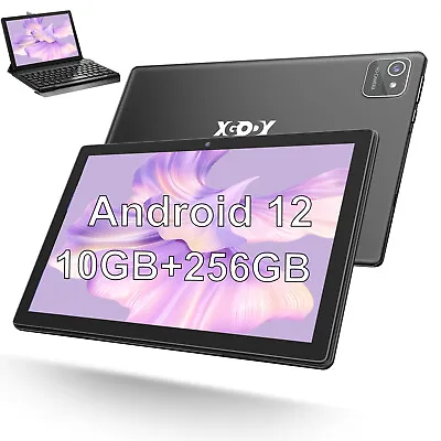 10.1  WIFI Tablet Android 12 HD 256GB Tablet Pad Quad-Core Netfli US Dual Camera • $59.89