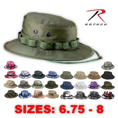 Rothco Tactical Military Camo Bucket-Wide Brim Sun Fishing Boonie Hat • $16.99