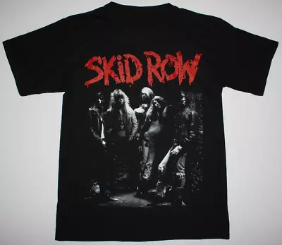 Vintage Skid Row Short Sleeve Cotton Black Men T-shirt • $16.99