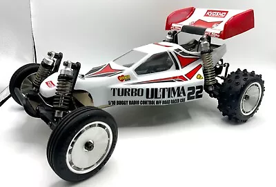 Vintage Kyosho Turbo Ultima 1/10 Race Buggy Original 1987 Restored Shelf Queen • $299